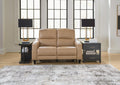 Mosswell Toffee Power Reclining Loveseat