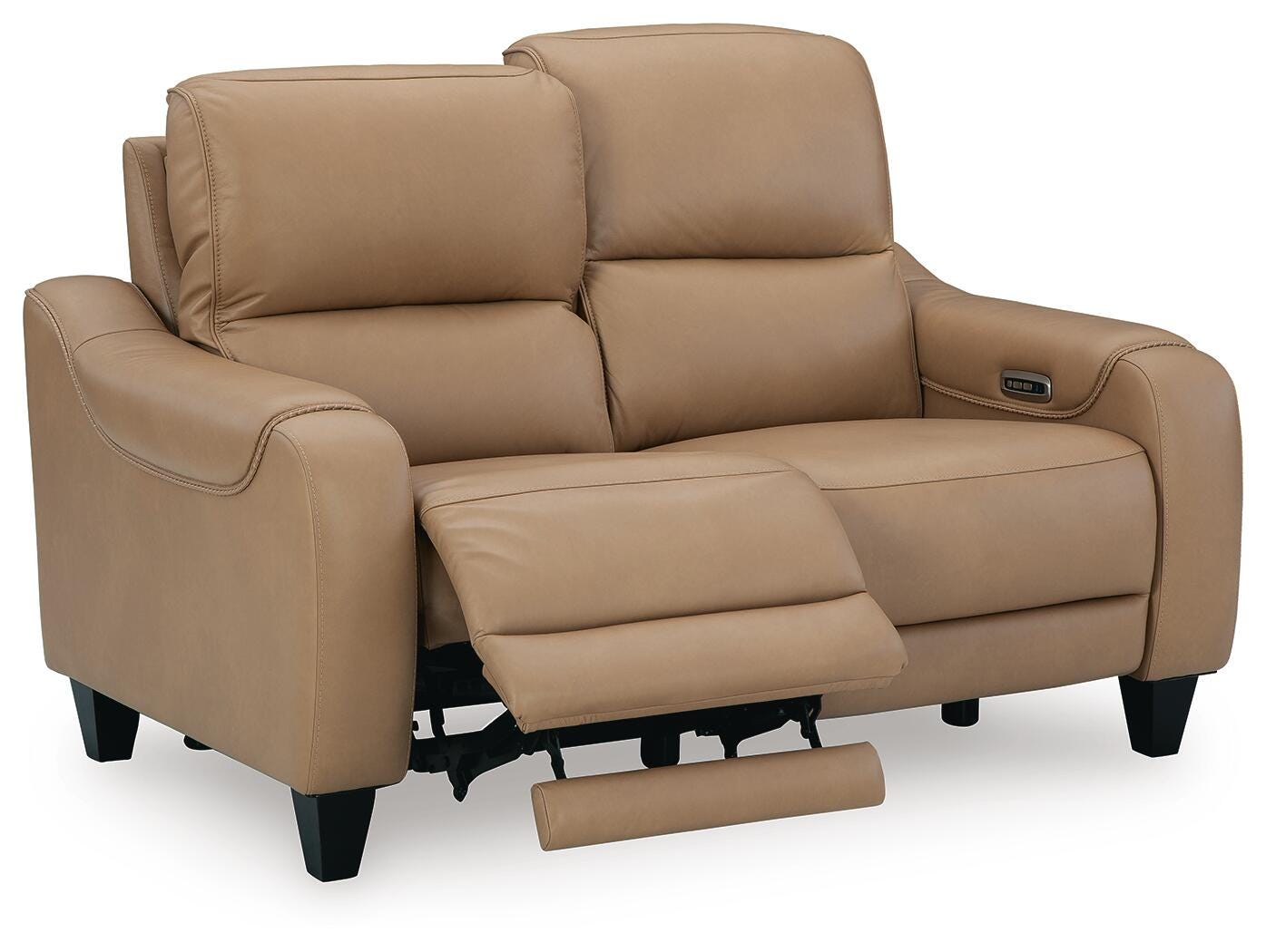 Mosswell Toffee Power Reclining Loveseat