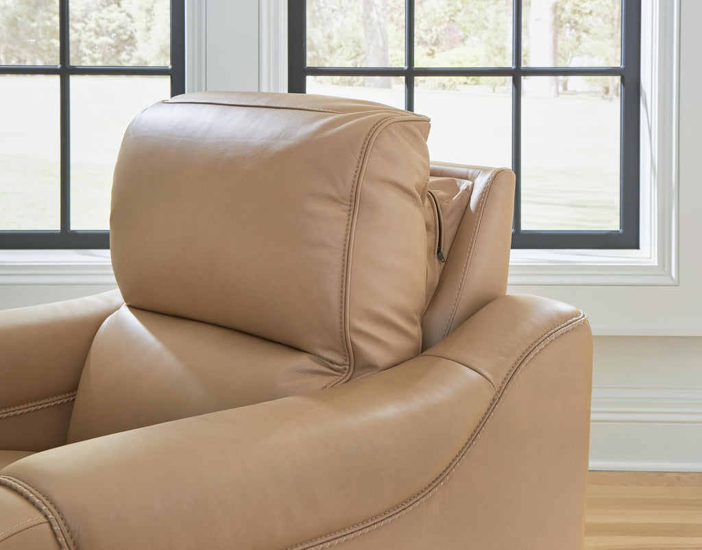 Mosswell Toffee Power Reclining Sofa