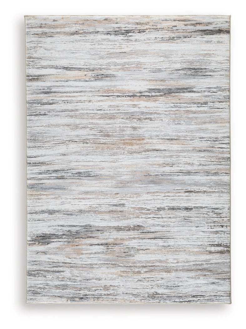 Nace Gray/Brown/White Memory Foam Medium Rug