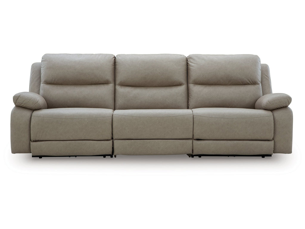 Narwhal Place Pebble 3-Piece Power Reclining Sectional
