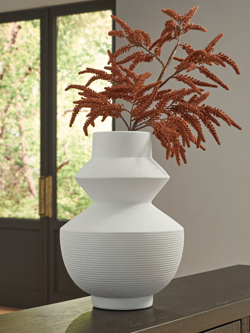 Naveen White Vase