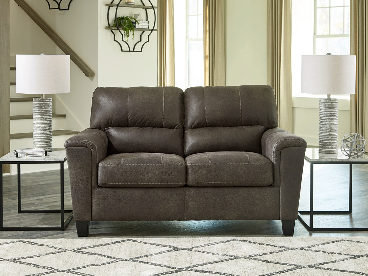 Navi Smoke Loveseat