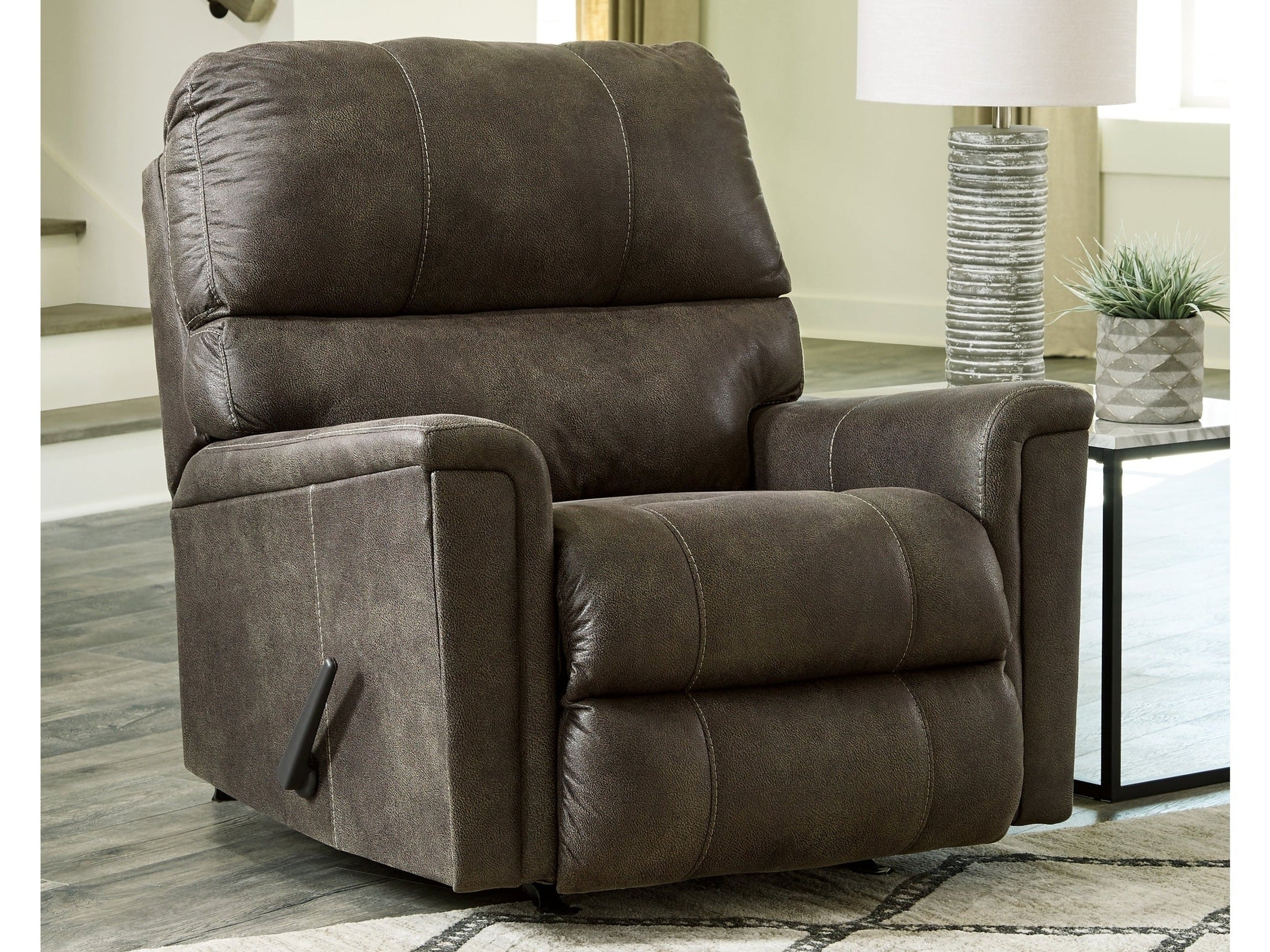 Navi Smoke Rocker Recliner