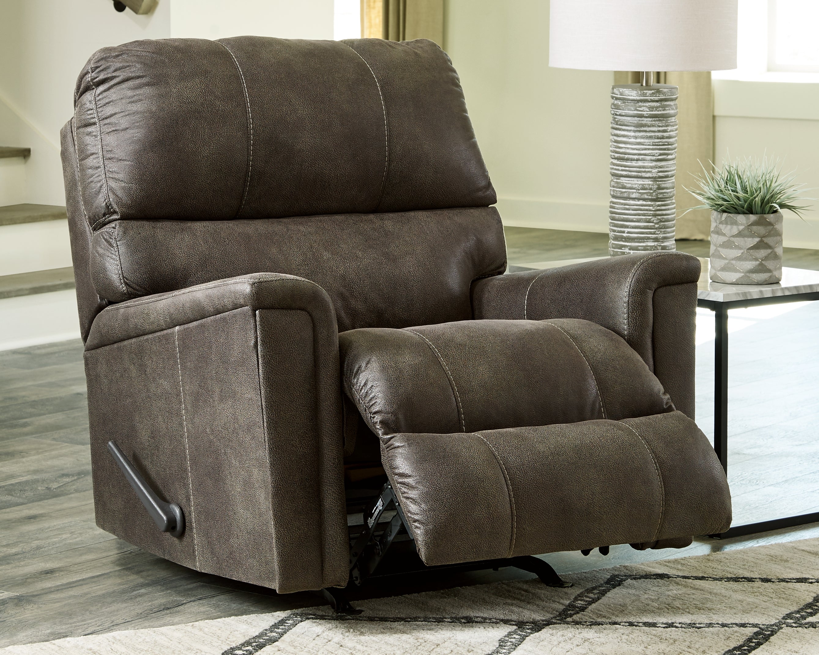 Navi Smoke Rocker Recliner