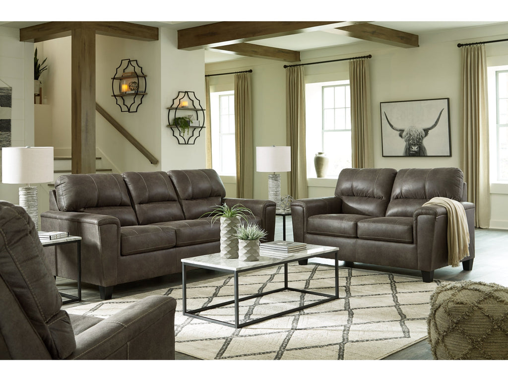 Navi Smoke Sofa, Loveseat and Recliner