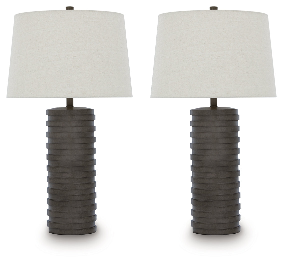 Neilett Antique Brown Table Lamp (Set of 2)