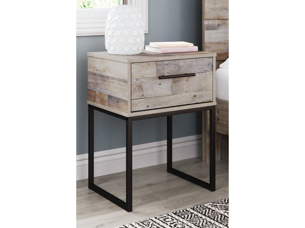 Neilsville Whitewash Nightstand