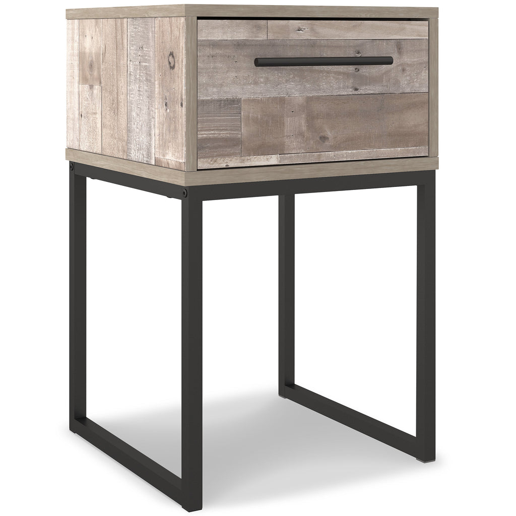 Neilsville Whitewash Nightstand