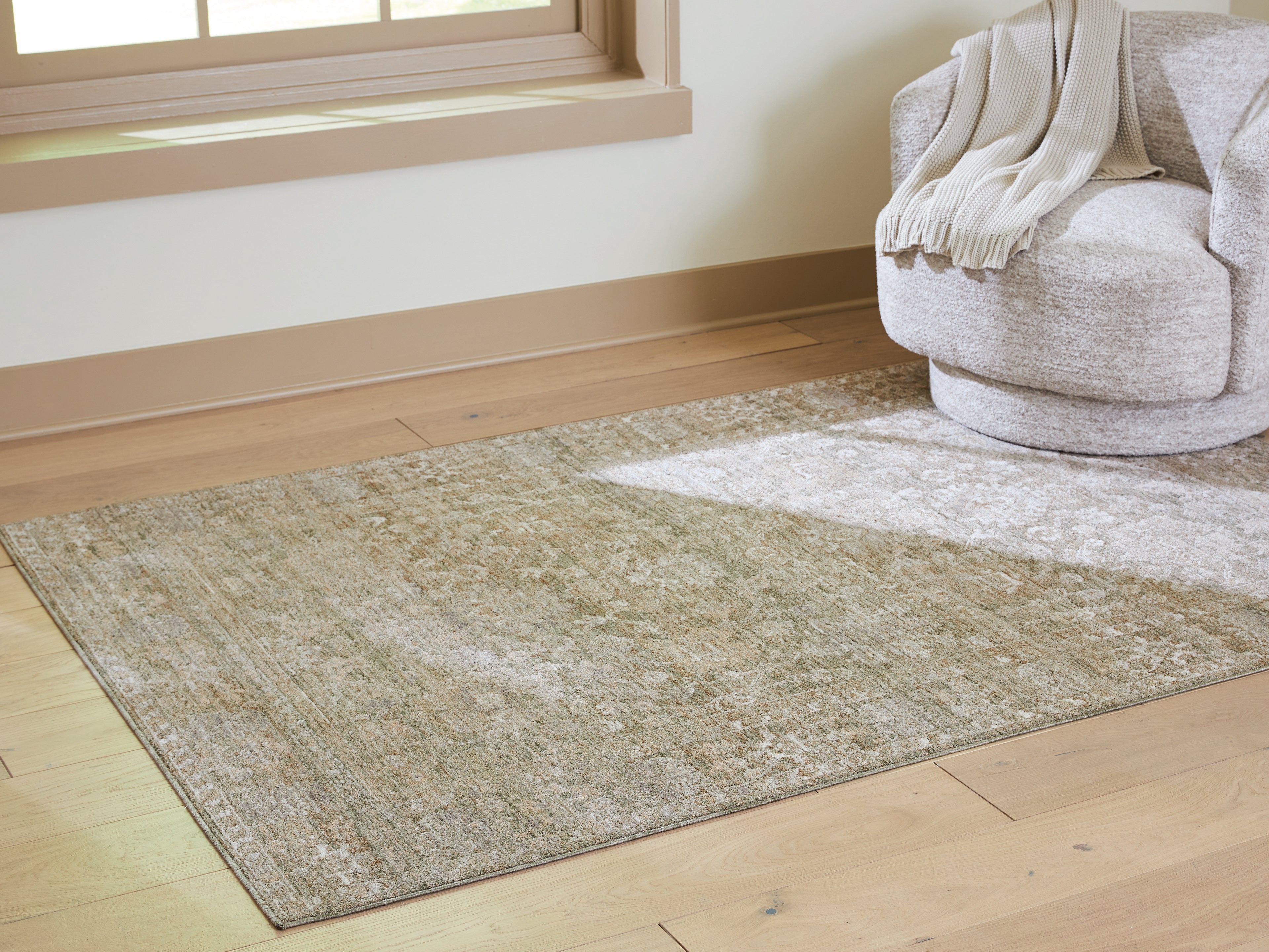Neroham Gray/Brown/Cream Medium Rug