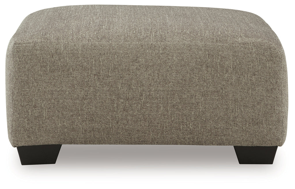 Newellen Hemp 3-Piece Sectional and Oversized Ottoman