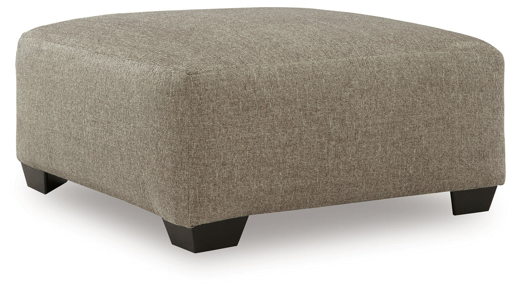 Newellen Hemp 3-Piece Sectional and Oversized Ottoman