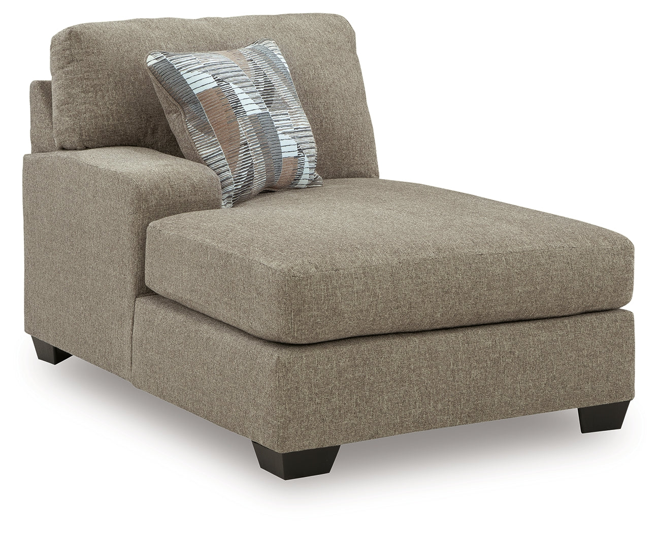 Newellen Hemp 3-Piece Sectional and Oversized Ottoman