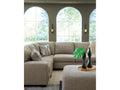 Newellen Hemp 3-Piece Sectional and Oversized Ottoman