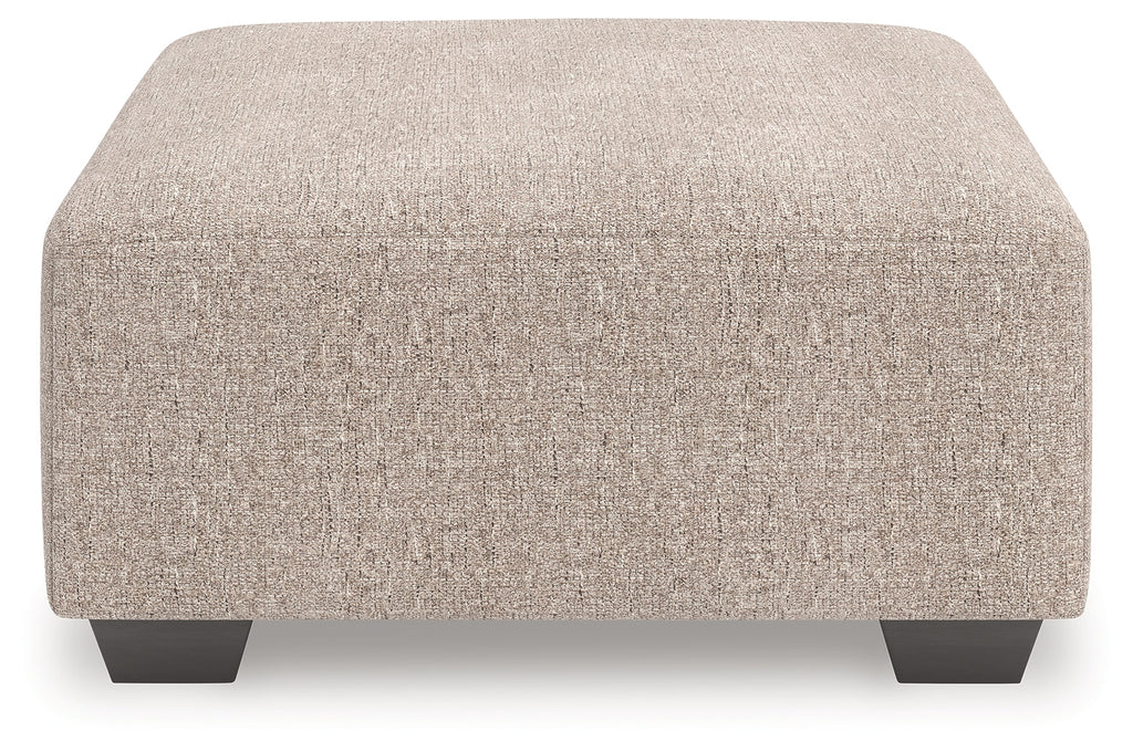 Newellen Hemp Oversized Accent Ottoman