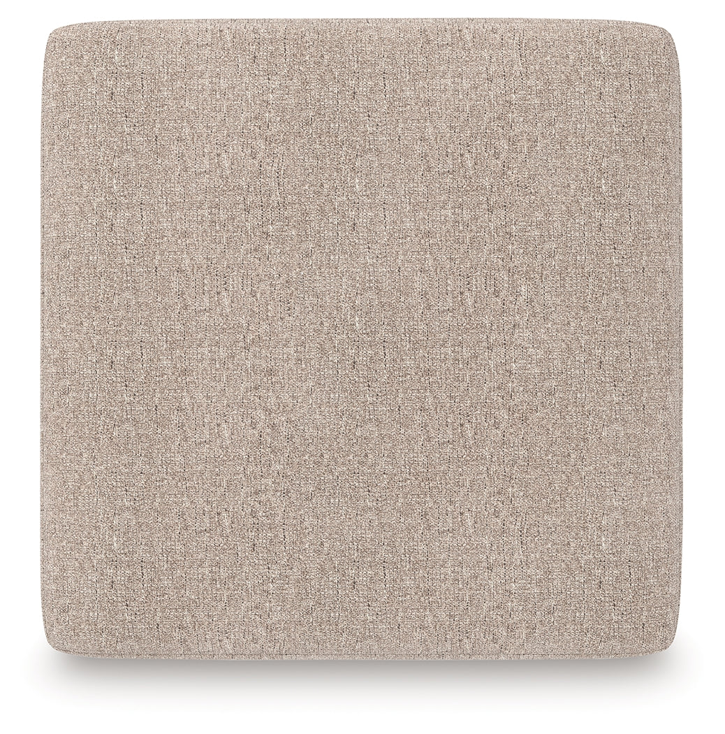 Newellen Hemp Oversized Accent Ottoman