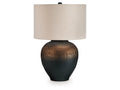 Newgerhard Brown/Black Metal Table Lamp (1/CN)
