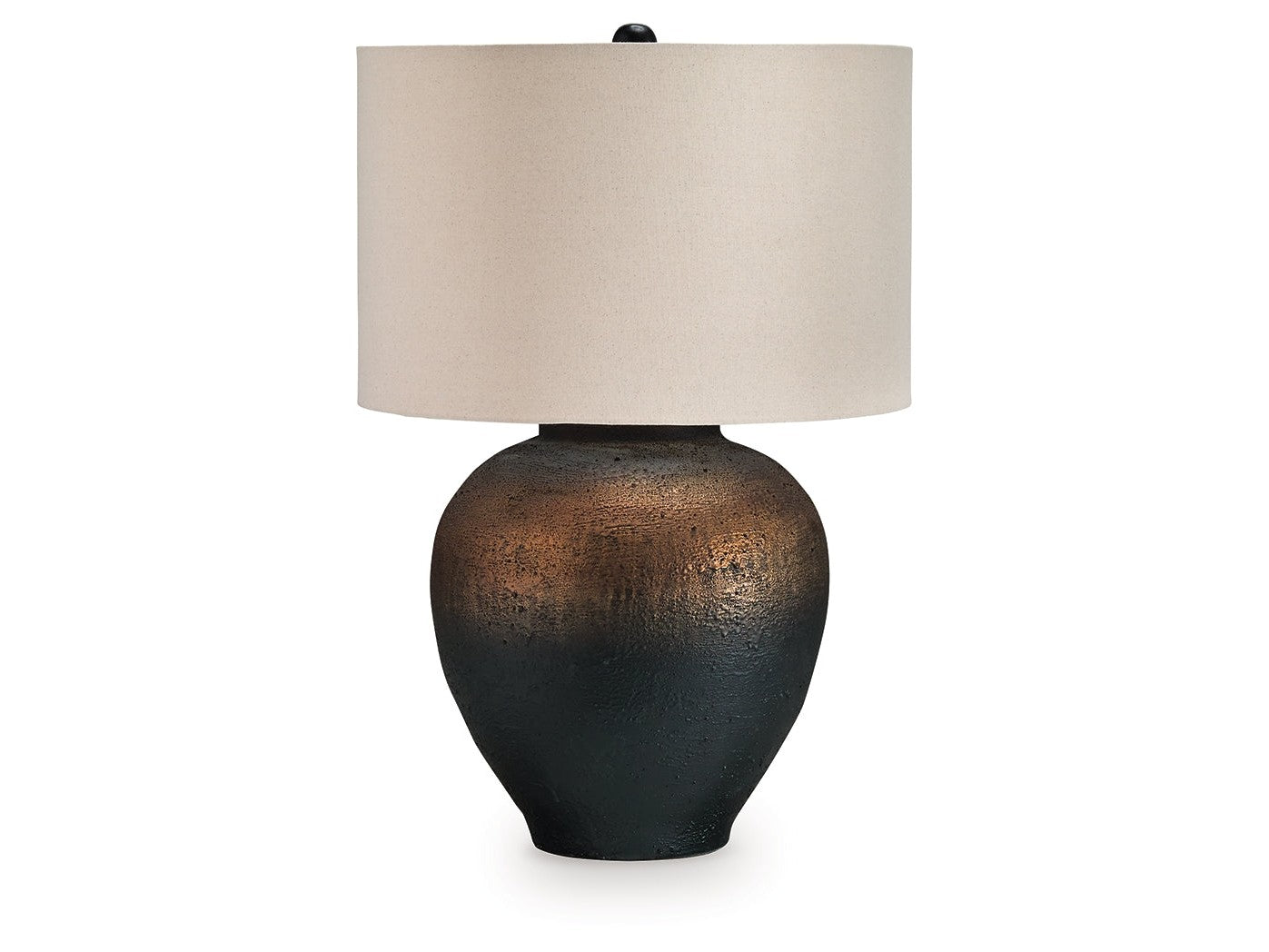 Newgerhard Brown/Black Metal Table Lamp (1/CN)