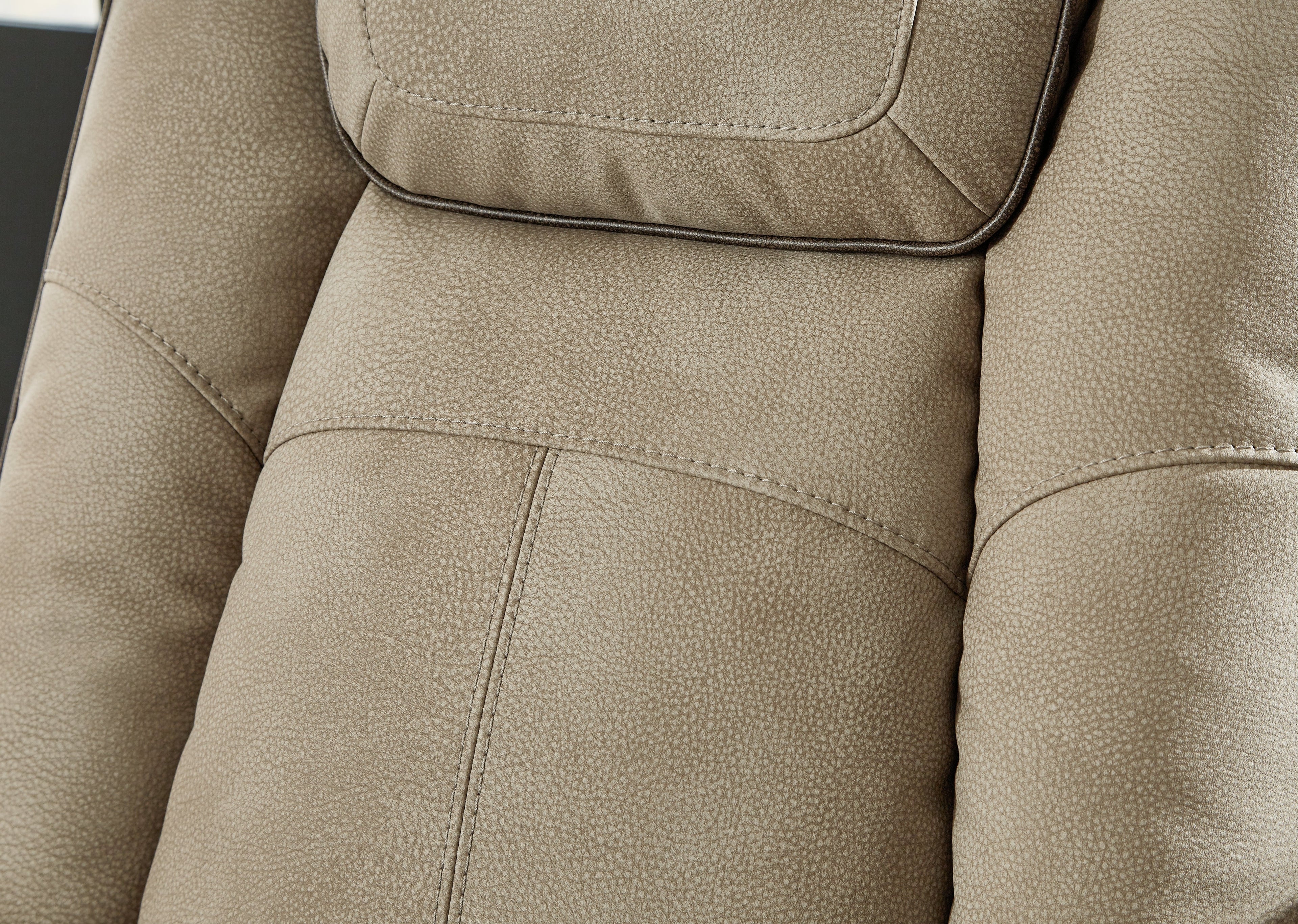Next-Gen DuraPella Dual Tone Sand Power Reclining Sofa and Loveseat