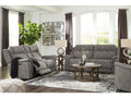Next-Gen DuraPella Power Reclining Sofa, Loveseat and Recliner Pillow Arm, Gray