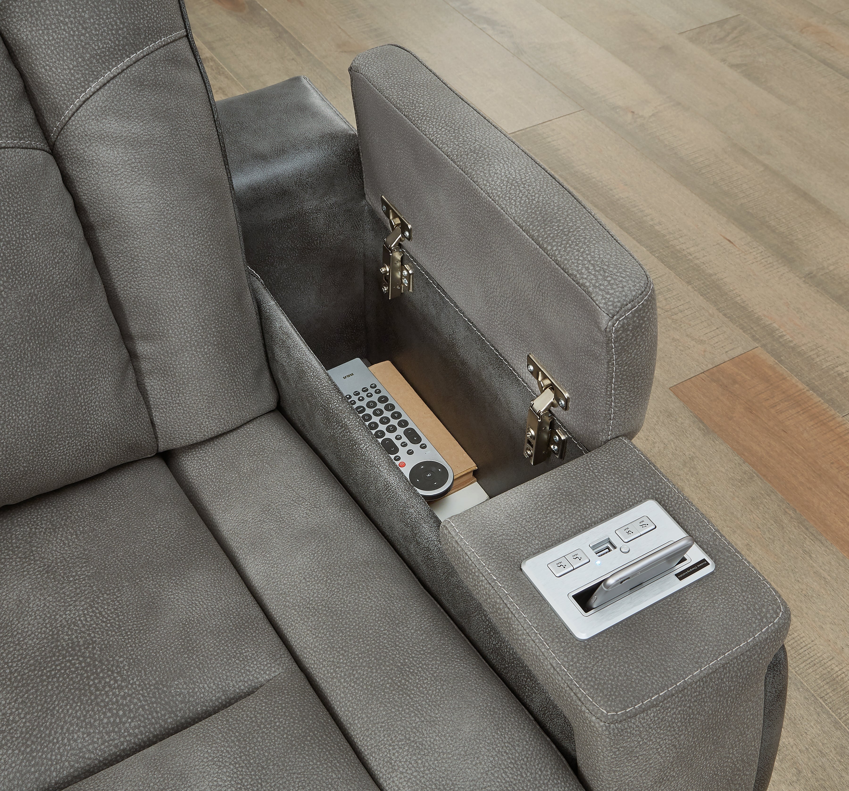 Next-Gen DuraPella Power Reclining Sofa, Loveseat and Recliner Box Arm