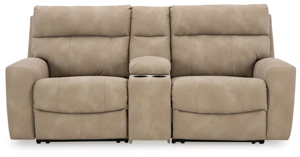 Next-Gen DuraPella 3 Pc Power Reclining Sectional Loveseat, Sand