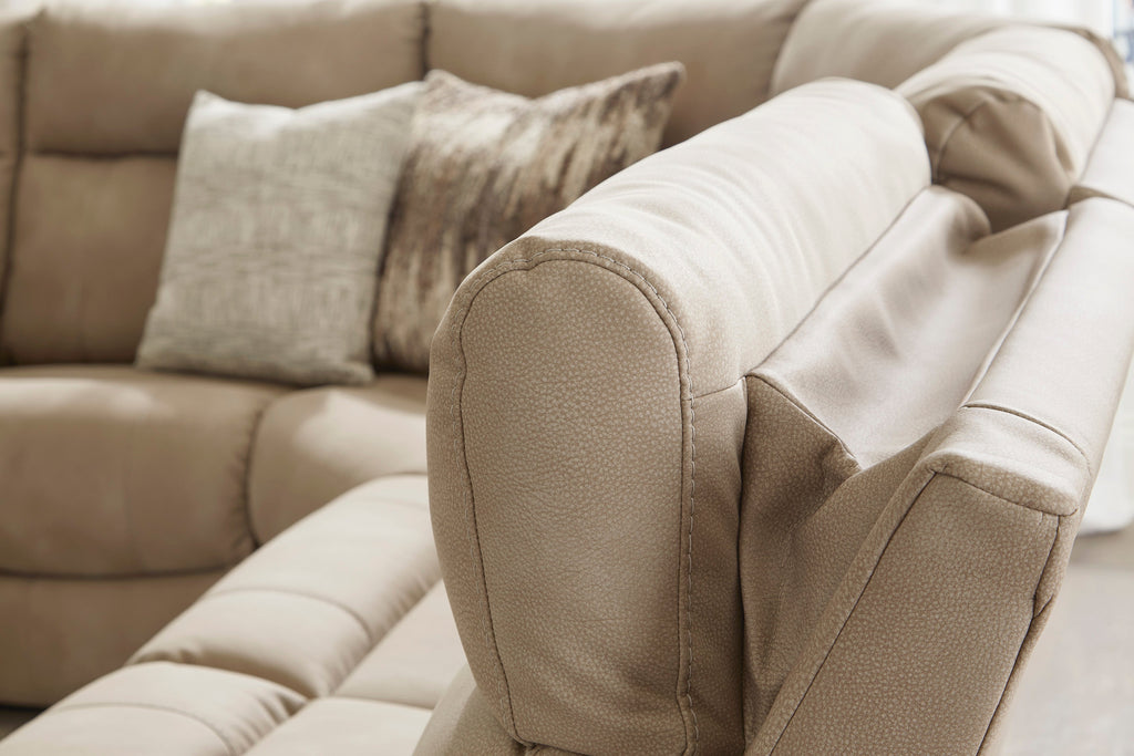 Next-Gen DuraPella Sand 4-Piece Power Reclining Sectional