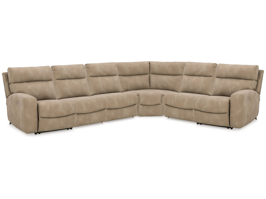 Next-Gen DuraPella Sand 6-Piece Power Reclining Sectional