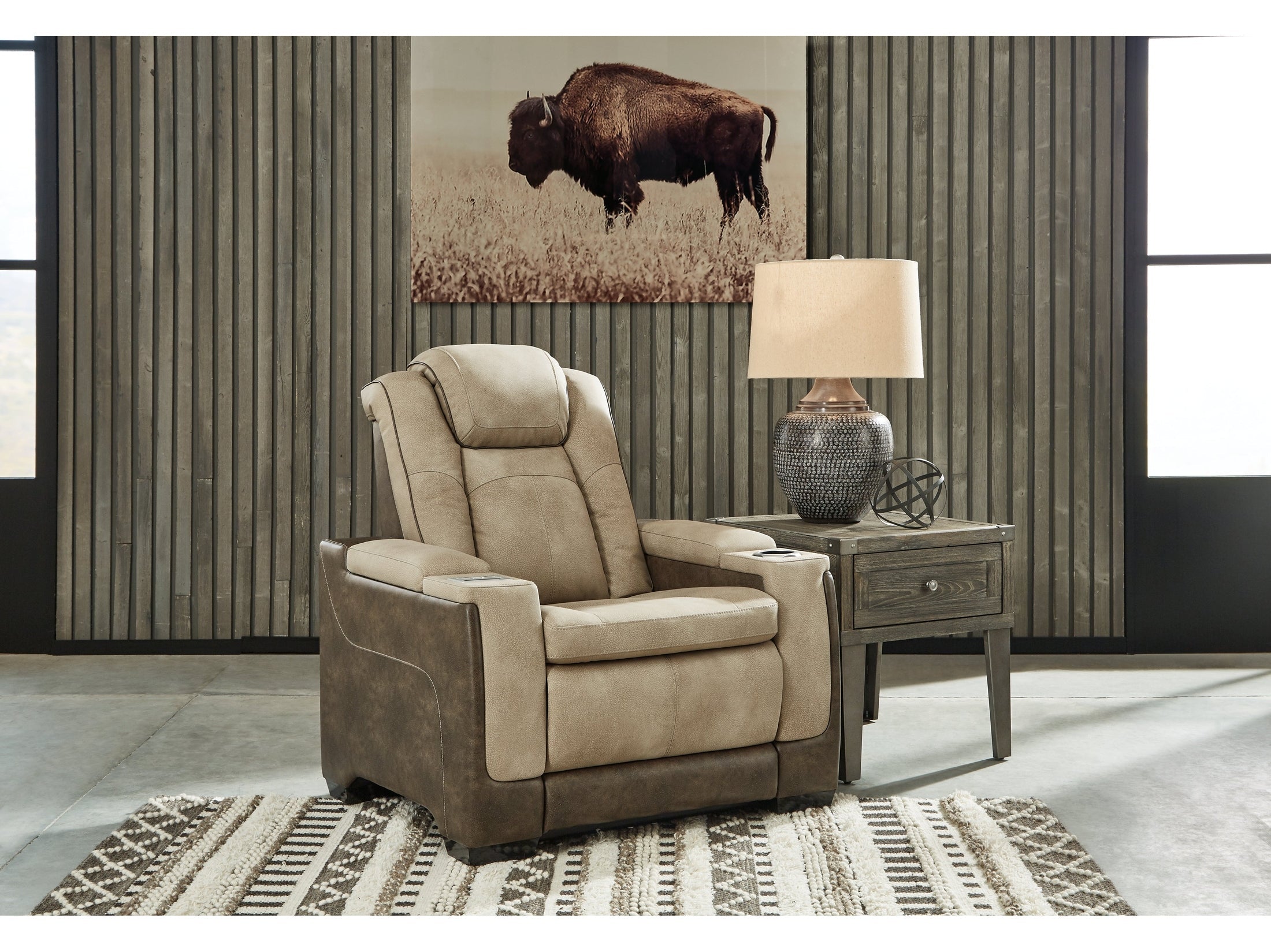 Next-Gen DuraPella Sand Power Recliner