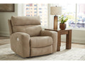 Next-Gen DuraPella Sand Power Recliner with Adj. Headrest