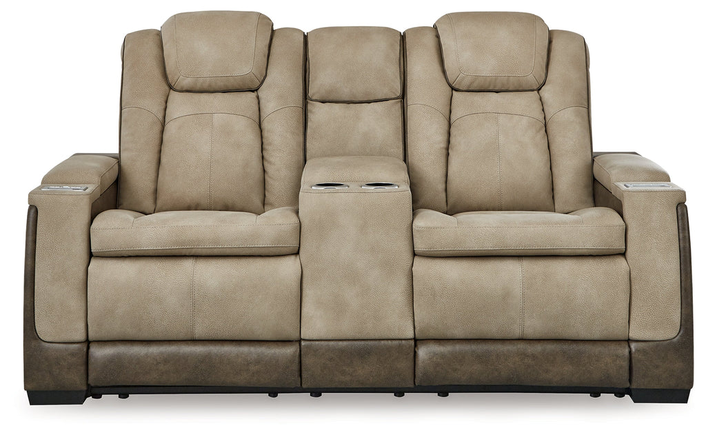 Next-Gen DuraPella Sand Power Reclining Loveseat & Power Recliner
