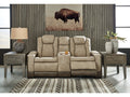 Next-Gen DuraPella Sand Power Reclining Loveseat w/ Console