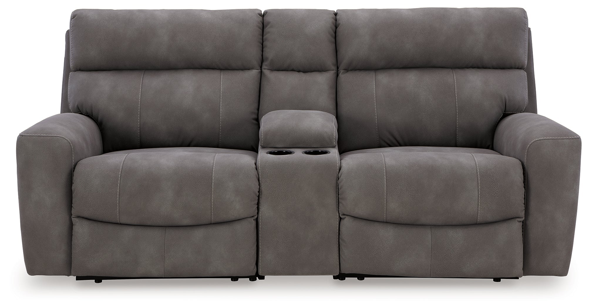 Next-Gen DuraPella 3 Pc Power Reclining Sectional Loveseat, Slate