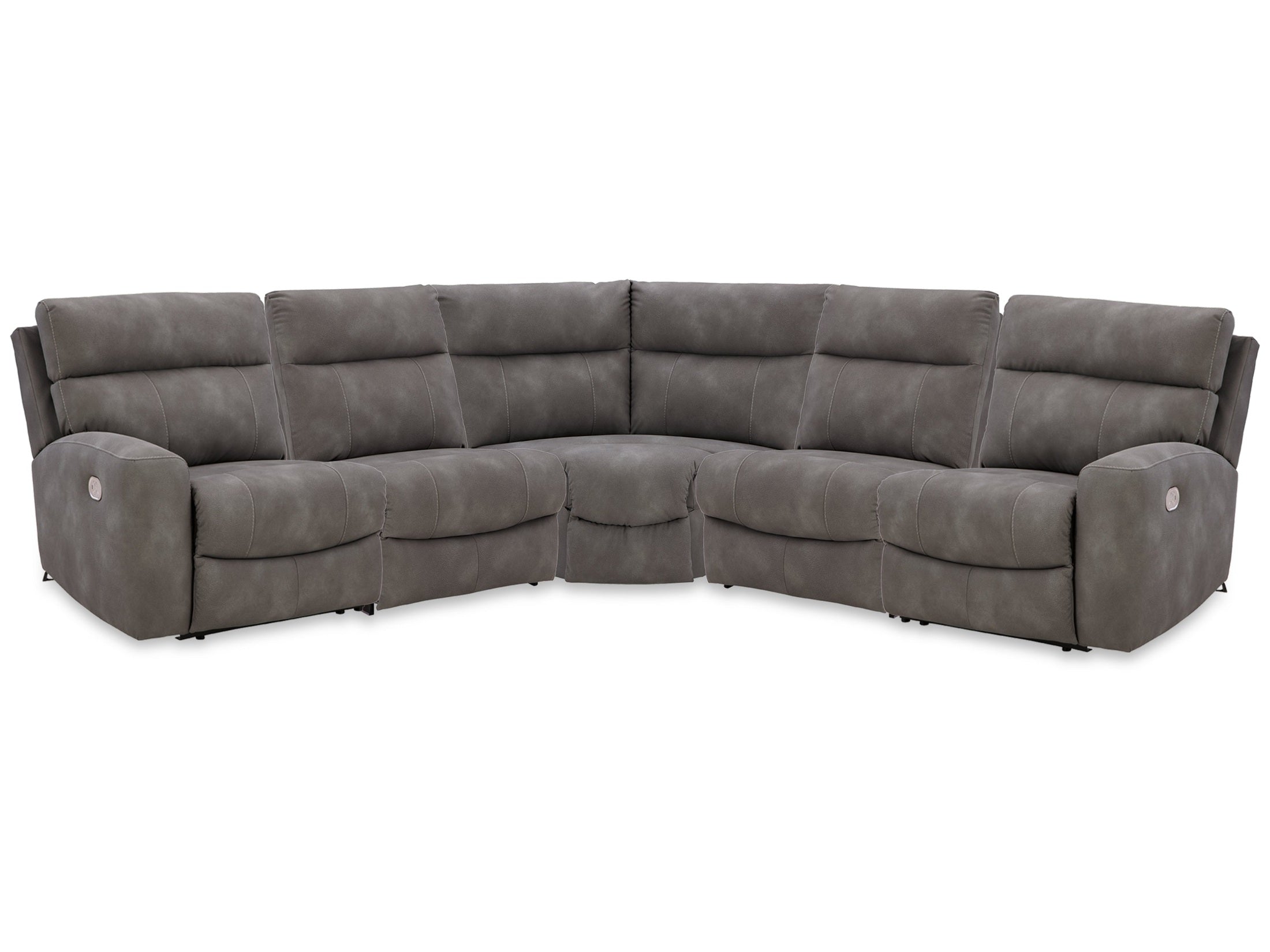 Next-Gen DuraPella 5 Pc Power Reclining Sectional, Slate