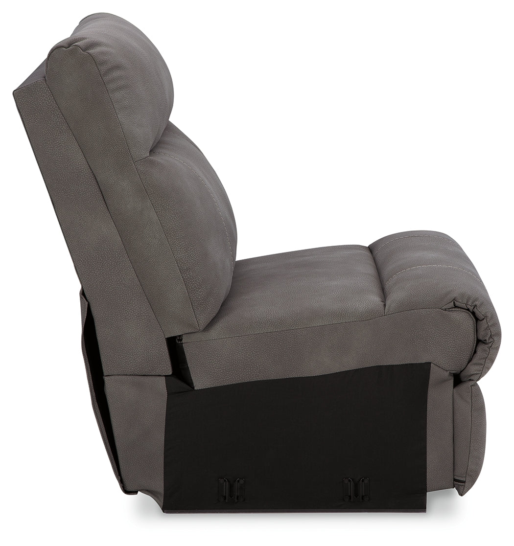 Next-Gen DuraPella 5 Pc Power Reclining Sectional, Slate