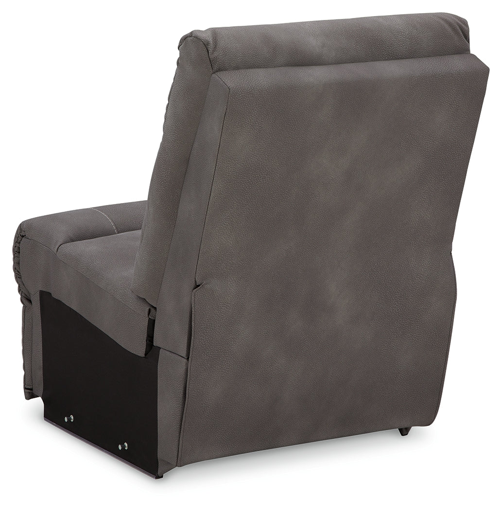 Next-Gen DuraPella 5 Pc Power Reclining Sectional, Slate