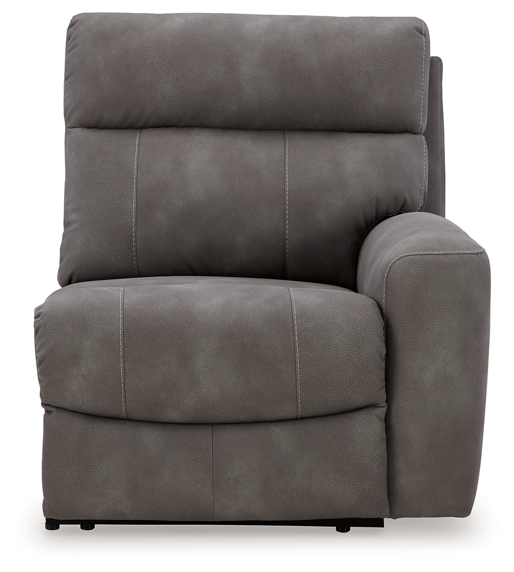 Next-Gen DuraPella 5 Pc Power Reclining Sectional, Slate