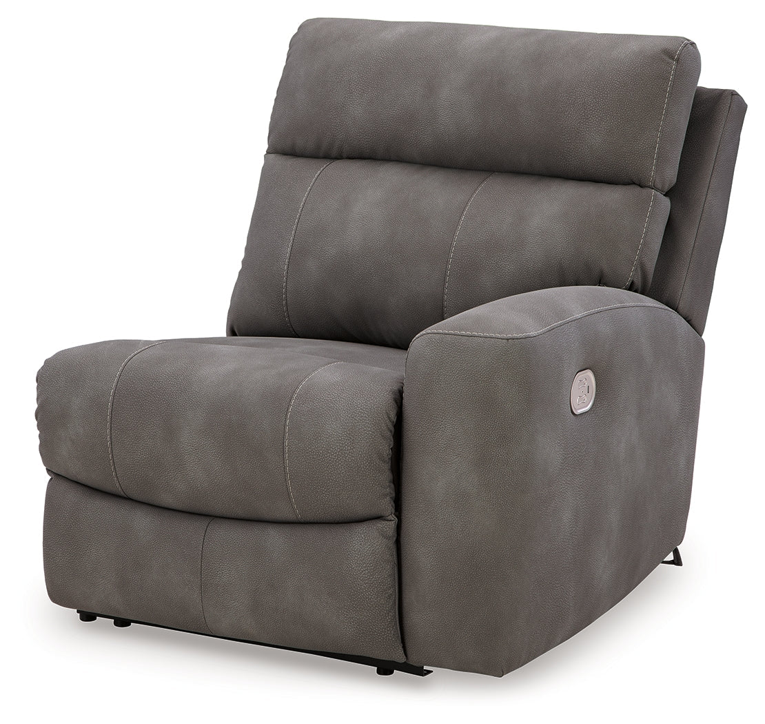Next-Gen DuraPella 5 Pc Power Reclining Sectional, Slate