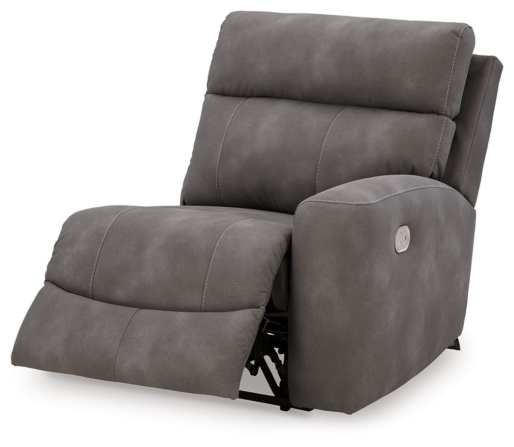Next-Gen DuraPella 5 Pc Power Reclining Sectional, Slate