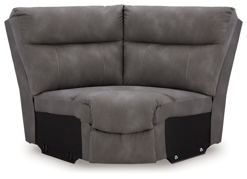 Next-Gen DuraPella 5 Pc Power Reclining Sectional, Slate