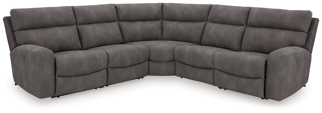 Next-Gen DuraPella 5 Pc Power Reclining Sectional, Slate