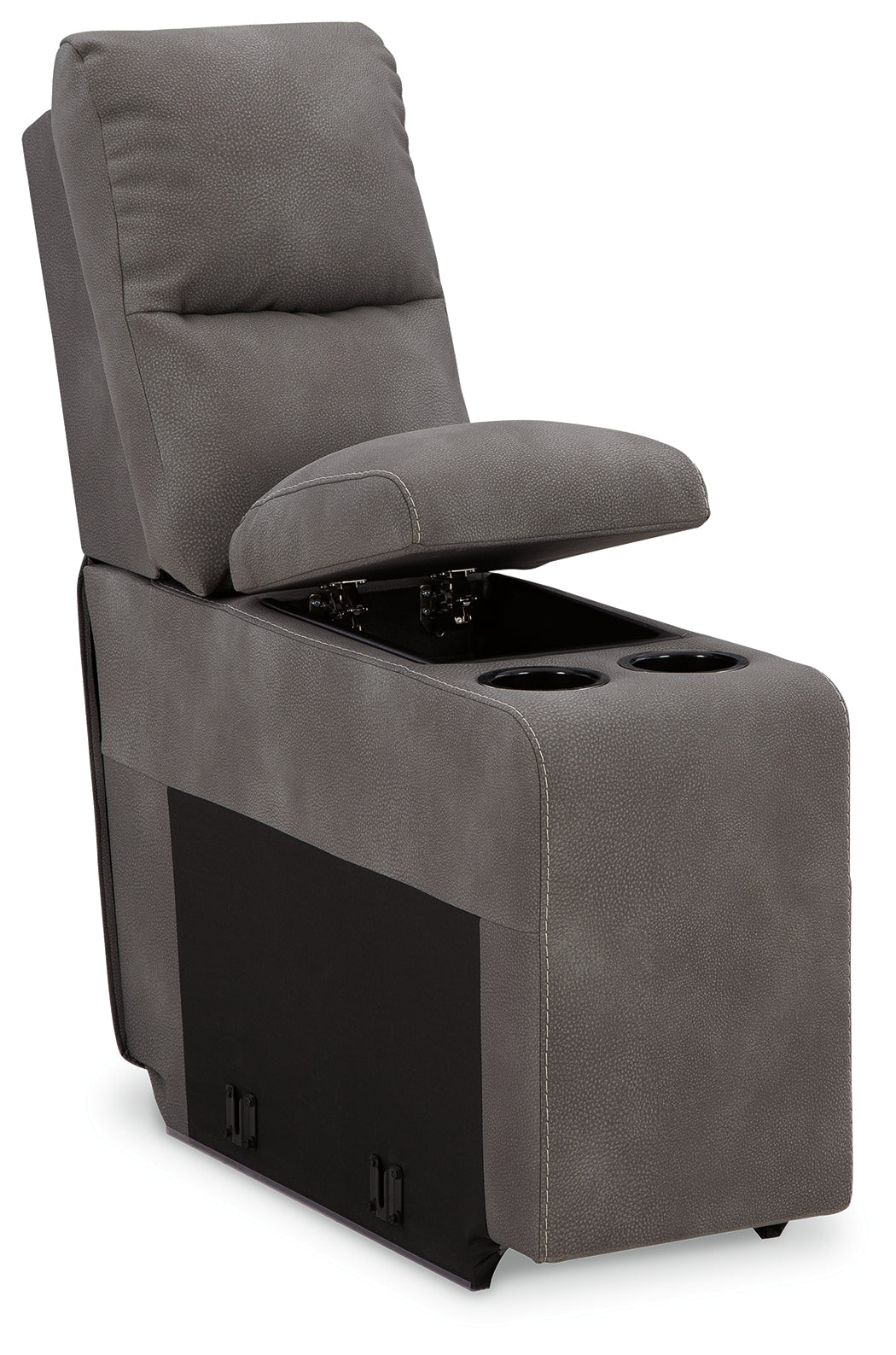 Next-Gen DuraPella Slate 5-Piece Power Reclining Sectional (console)