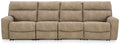 Next-Gen Durapella Sand 4-Piece Power Reclining Sectional