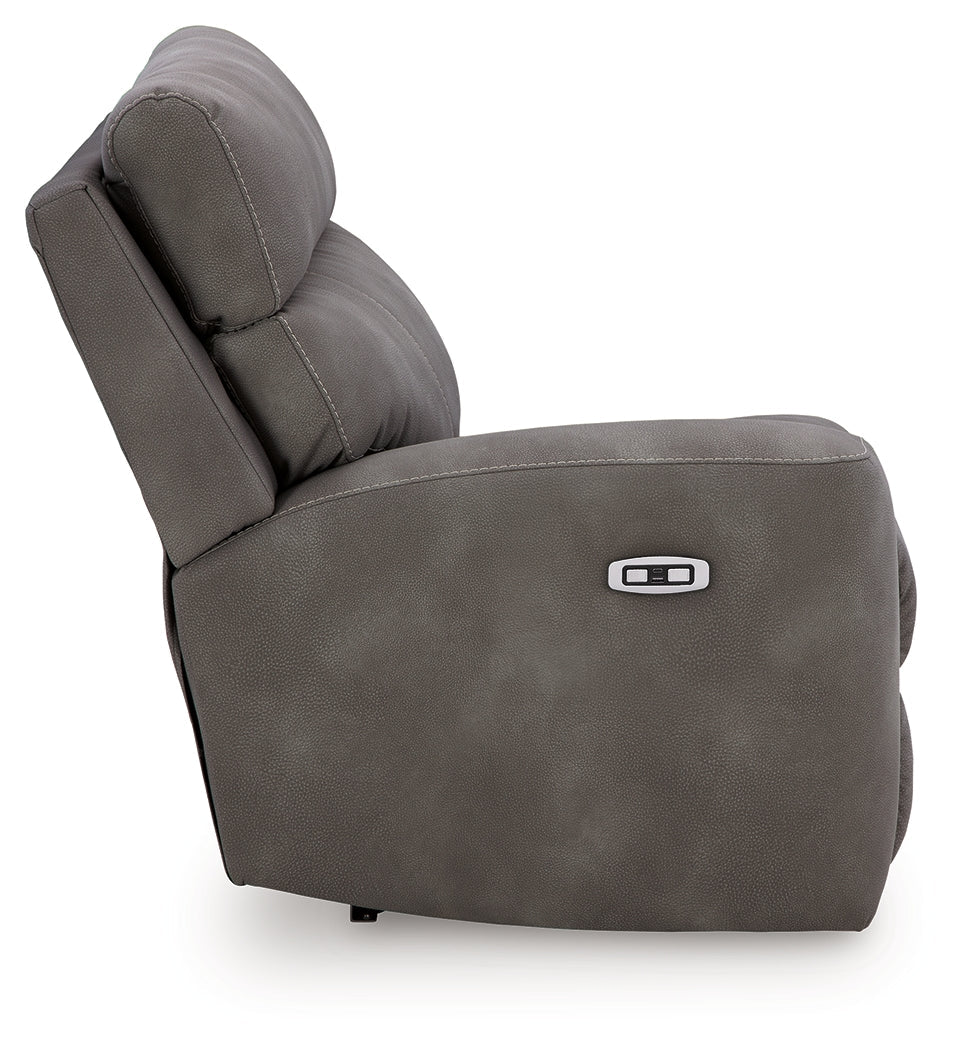 Next-Gen Durapella Slate 3-Piece Power Reclining Sectional