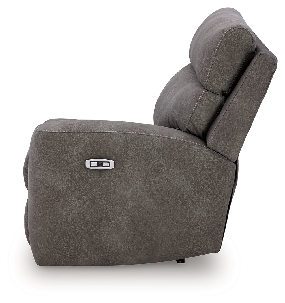 Next-Gen Durapella Slate 3-Piece Power Reclining Sectional