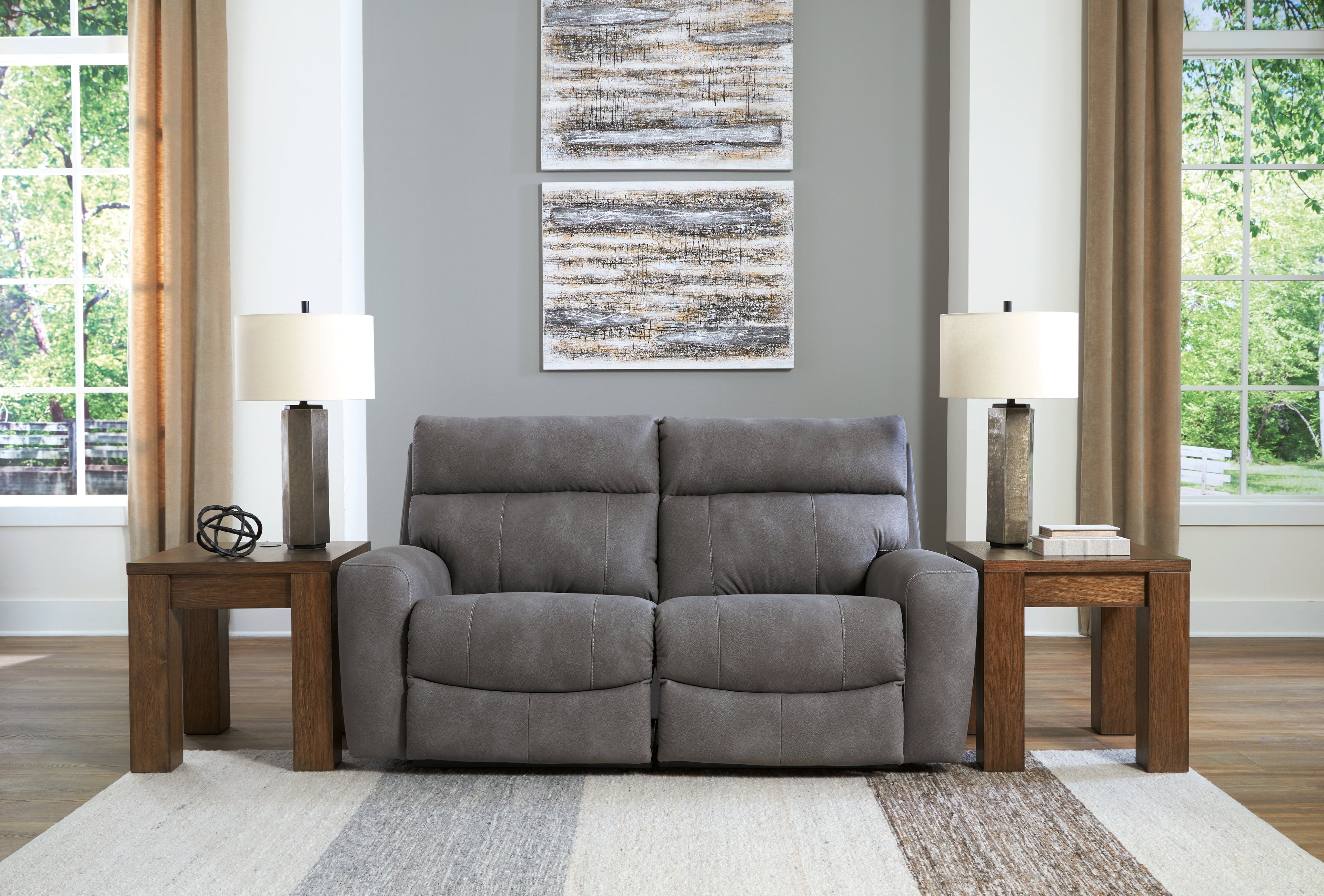 Next-Gen Durapella Slate 3-Piece Power Reclining Sectional