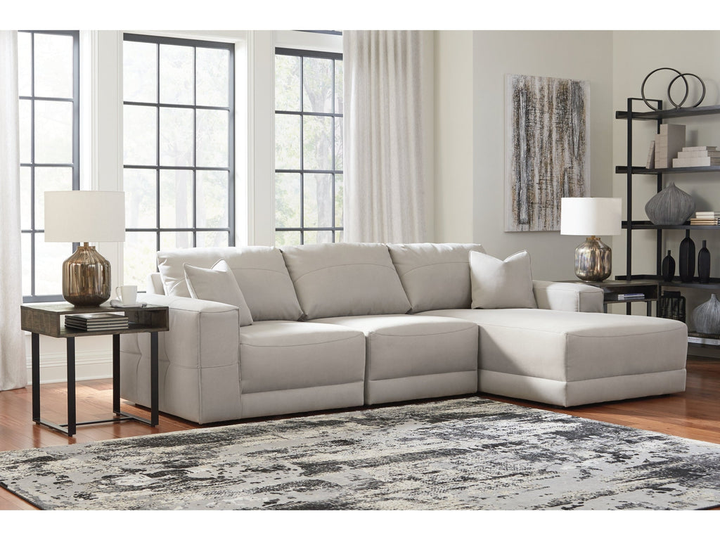 Next-Gen Gaucho Gray 3pc RAF Chaise Sectional