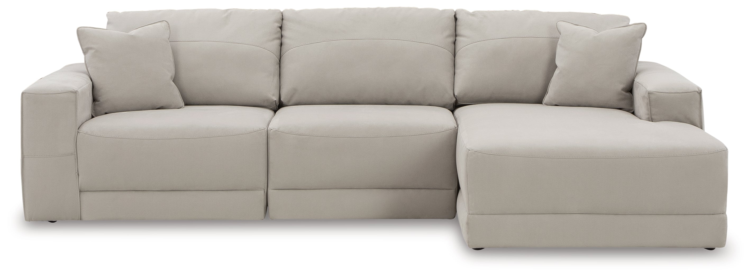 Next-Gen Gaucho Gray 3pc RAF Chaise Sectional