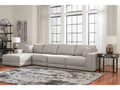 Next-Gen Gaucho Gray 4-Piece LAF Chaise Sectional