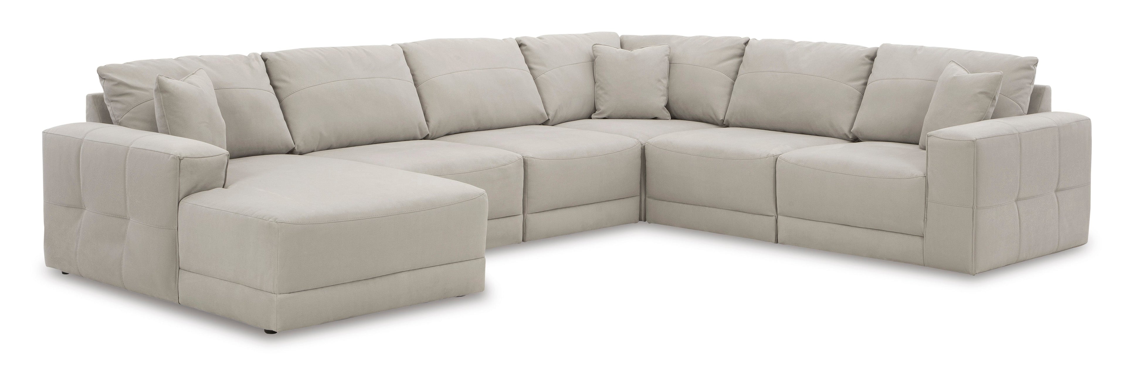 Next-Gen Gaucho Gray 6-Piece LAF Chaise Sectional